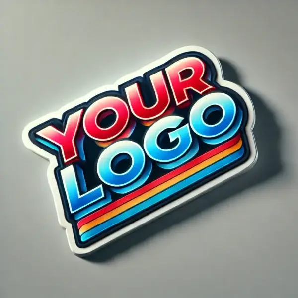 your logo sticker example